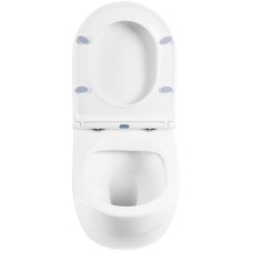 Унитаз BelBagno Onda BB066CHR/BB870SC подвесной с сиденьем Микролифт