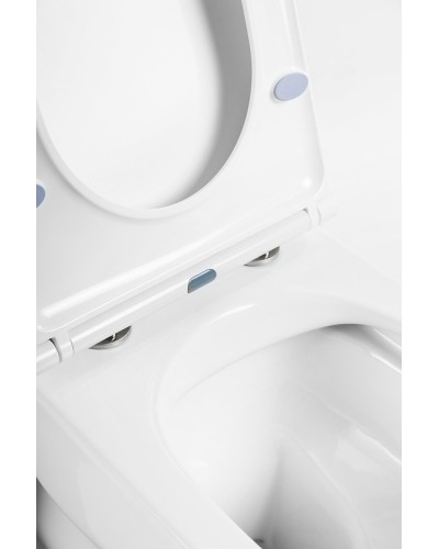 Унитаз BelBagno Onda BB066CHR/BB870SC подвесной с сиденьем Микролифт