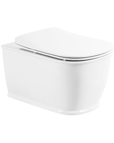 Унитаз BelBagno Prado BB10150CH/BB10150SC подвесной с сиденьем Микролифт