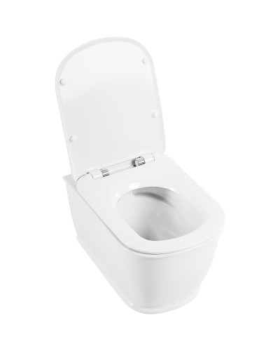 Унитаз BelBagno Prado BB10150CH/BB10150SC подвесной с сиденьем Микролифт