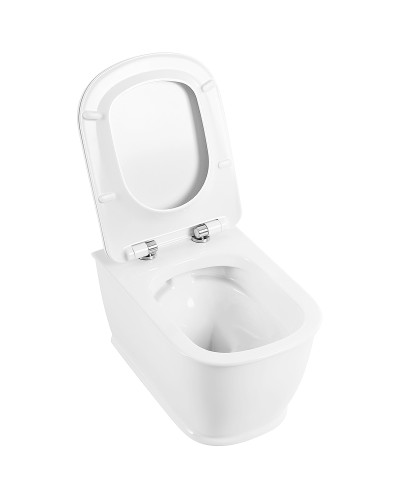 Унитаз BelBagno Prado BB10150CH/BB10150SC подвесной с сиденьем Микролифт