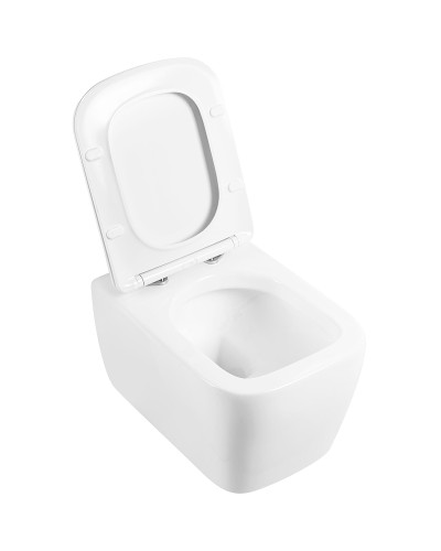 Унитаз BelBagno Veneto BB132CHR/BB132SC подвесной с сиденьем Микролифт