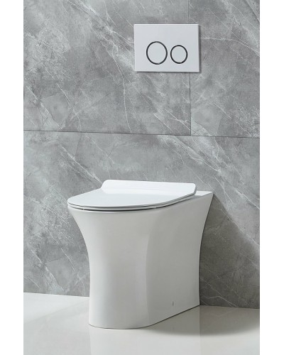 Унитаз BelBagno Ancona BB1224CBR-P приставной без сиденья