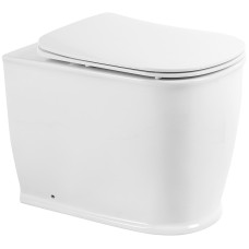 Унитаз BelBagno Prado BB10150CB/BB10150SC приставной с сиденьем Микролифт