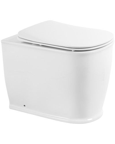 Унитаз BelBagno Prado BB10150CB/BB10150SC приставной с сиденьем Микролифт