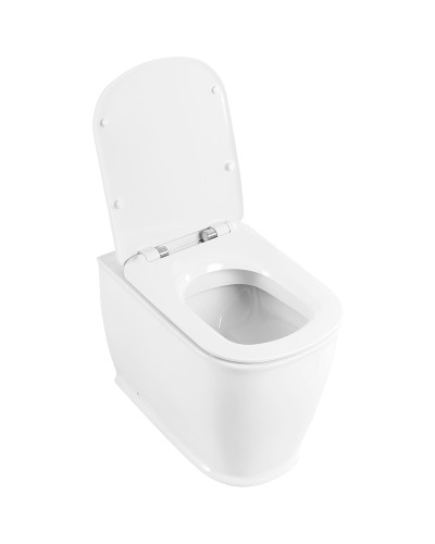 Унитаз BelBagno Prado BB10150CB/BB10150SC приставной с сиденьем Микролифт