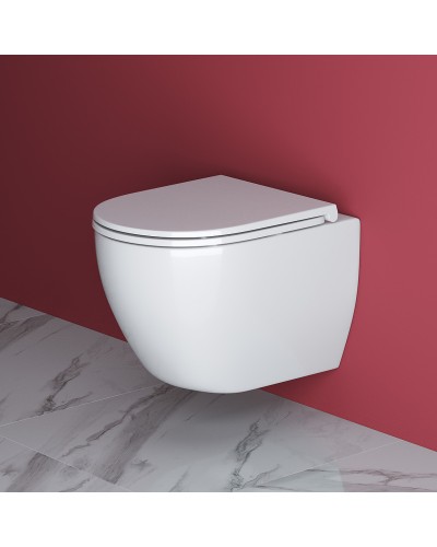 Унитаз Cezares Stylus-Tor CZR-6601-TH-TOR/CZR-870-SC подвесной с сиденьем Микролифт