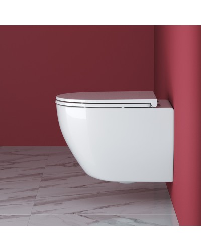 Унитаз Cezares Stylus-Tor CZR-6601-TH-TOR/CZR-870-SC подвесной с сиденьем Микролифт