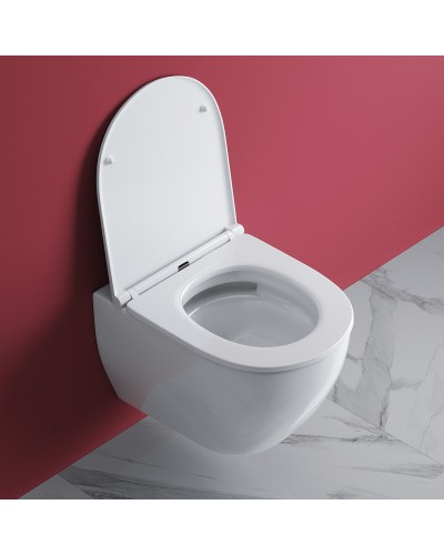 Унитаз Cezares Stylus-Tor CZR-6601-TH-TOR/CZR-870-SC подвесной с сиденьем Микролифт