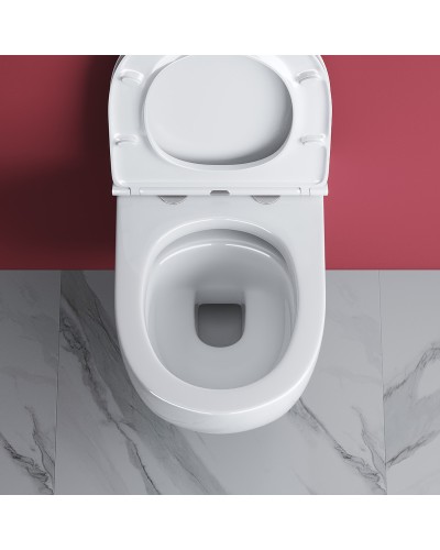 Унитаз Cezares Stylus-Tor CZR-6601-TH-TOR/CZR-870-SC подвесной с сиденьем Микролифт