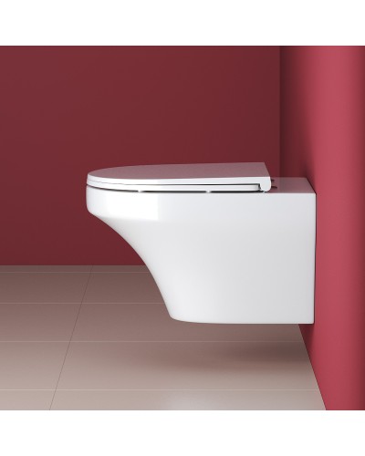 Унитаз Cezares Duet CZR-2462-TH-TOR/CZR-870-SC подвесной с сиденьем Микролифт