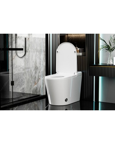 Унитаз биде Abber Bequem AC1117S приставной с сиденьем Микролифт