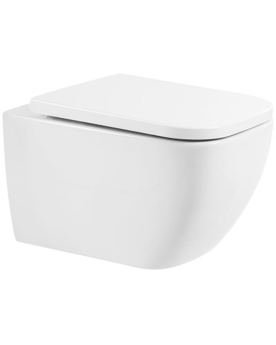 Унитаз BelBagno Alpina BB10100CHR/SC подвесной с сиденьем Микролифт