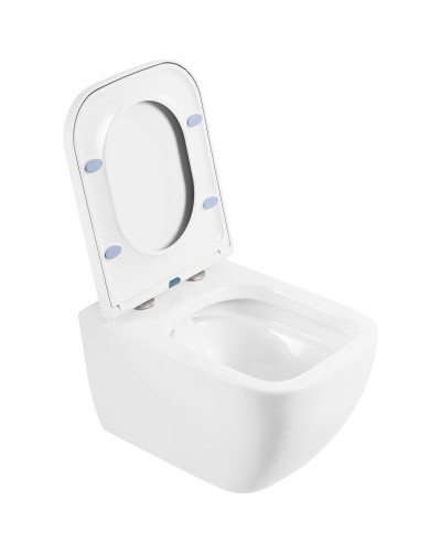 Унитаз BelBagno Alpina BB10100CHR/SC подвесной с сиденьем Микролифт