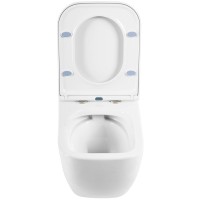 Унитаз BelBagno Alpina BB10100CHR/SC подвесной с сиденьем Микролифт