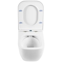 Унитаз BelBagno Alpina BB10100CHR/SC подвесной с сиденьем Микролифт