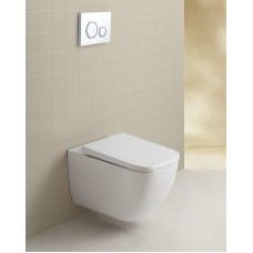 Унитаз BelBagno Alpina BB10100CHR/SC подвесной с сиденьем Микролифт