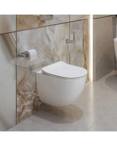 Унитаз BelBagno Amanda-Tor BB051CH-TOR-FC подвесной без сиденья