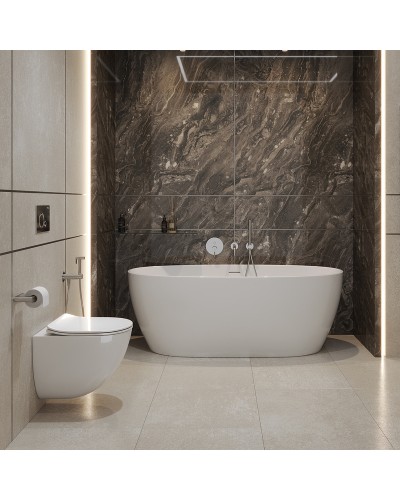 Унитаз BelBagno Amanda-Tor BB051CH-TOR-FC подвесной без сиденья