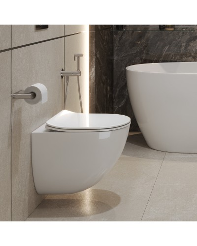 Унитаз BelBagno Amanda-Tor BB051CH-TOR-FC подвесной без сиденья