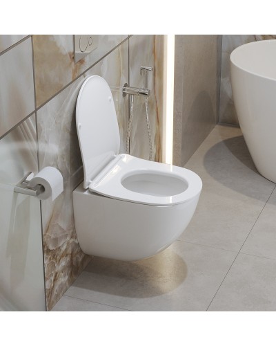 Унитаз BelBagno Amanda-Tor BB051CH-TOR-FC подвесной без сиденья
