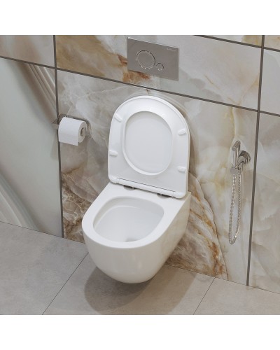 Унитаз BelBagno Amanda-Tor BB051CH-TOR-FC подвесной без сиденья