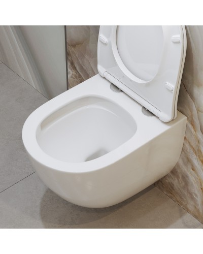 Унитаз BelBagno Amanda-Tor BB051CH-TOR-FC подвесной без сиденья