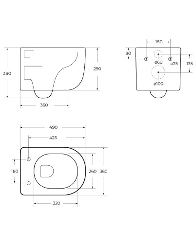 Унитаз BelBagno Soft-Tor BB084CH-TOR подвесной без сиденья
