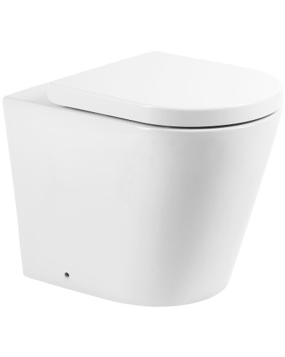 Унитаз BelBagno Flay-R BB1003CBR/BB865SC приставной с сиденьем Микролифт