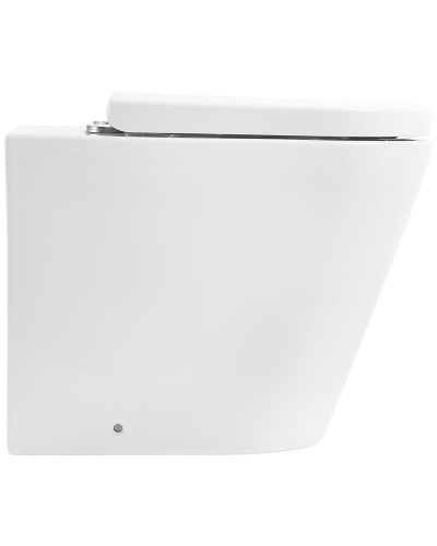 Унитаз BelBagno Flay-R BB1003CBR/BB865SC приставной с сиденьем Микролифт