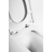 Унитаз BelBagno Flay-R BB1003CBR/BB865SC приставной с сиденьем Микролифт