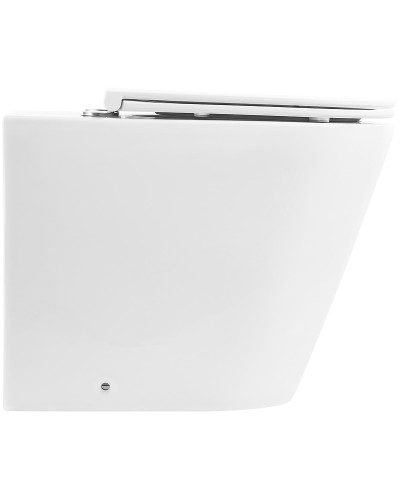 Унитаз BelBagno Flay-R BB1003CBR/BB870SC приставной с сиденьем Микролифт