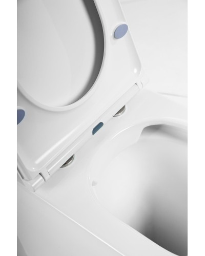 Унитаз BelBagno Flay-R BB1003CBR/BB870SC приставной с сиденьем Микролифт