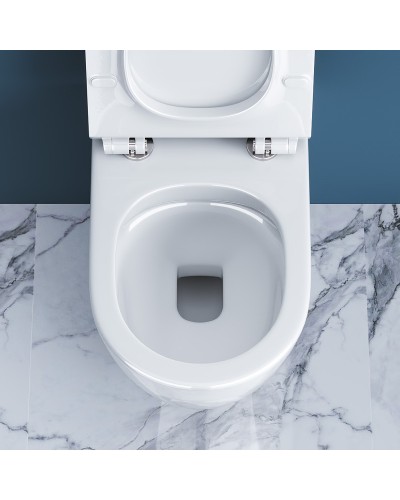 Унитаз BelBagno Sfera-R BB2141CBR/BB2111SC приставной с сиденьем Микролифт