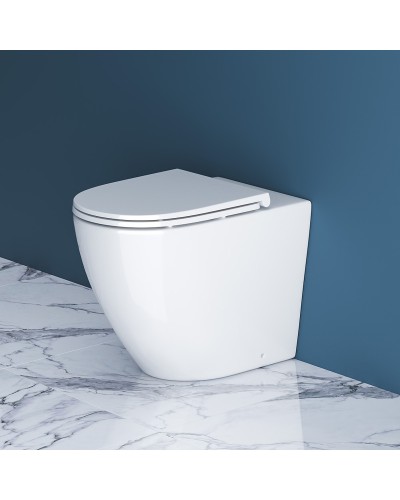 Унитаз BelBagno Sfera-R BB2141CBR/BB870SC приставной с сиденьем Микролифт