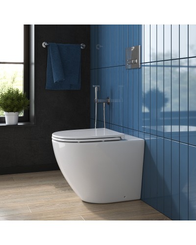 Унитаз BelBagno Sfera-R BB2141CBR/BB870SC приставной с сиденьем Микролифт