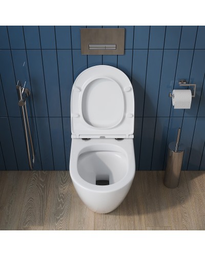 Унитаз BelBagno Sfera-R BB2141CBR/BB870SC приставной с сиденьем Микролифт