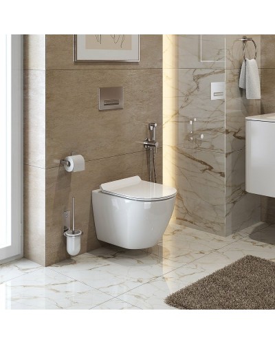 Унитаз Cezares Stylus CZR-513-TH-R/CZR-2011-SC подвесной с сиденьем Микролифт