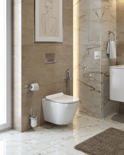 Унитаз Cezares Stylus CZR-513-TH-R/CZR-2011-SC подвесной с сиденьем Микролифт