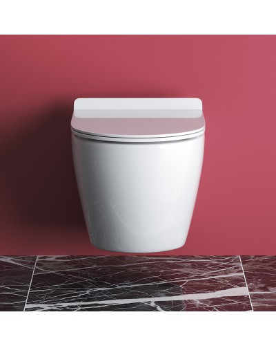 Унитаз Cezares Stylus CZR-513-TH-R/CZR-2011-SC подвесной с сиденьем Микролифт