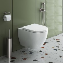 Унитаз Cezares Stylus-Tor CZR-6601-TH-TOR/CZR-2011-SC подвесной с сиденьем Микролифт