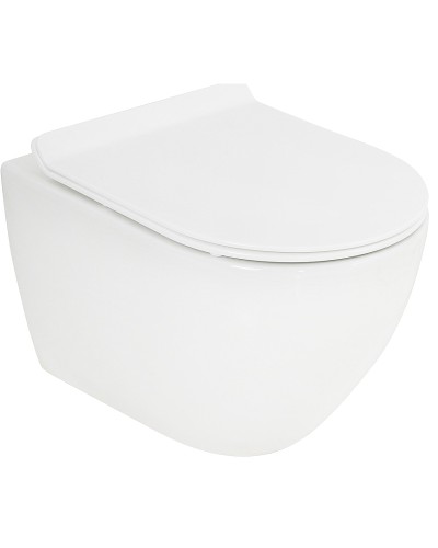 Унитаз Cezares Stylus-Tor CZR-6601-TH-TOR/CZR-2011-SC подвесной с сиденьем Микролифт