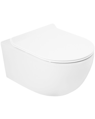 Унитаз Cezares Molveno CZR-2468-TH-R/CZR-2011-SC подвесной с сиденьем Микролифт