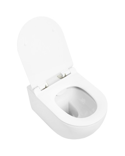 Унитаз Cezares Molveno CZR-2468-TH-R/CZR-2011-SC подвесной с сиденьем Микролифт