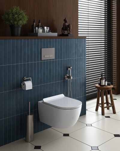 Унитаз Cezares Molveno CZR-2468-TH-R/CZR-2011-SC подвесной с сиденьем Микролифт