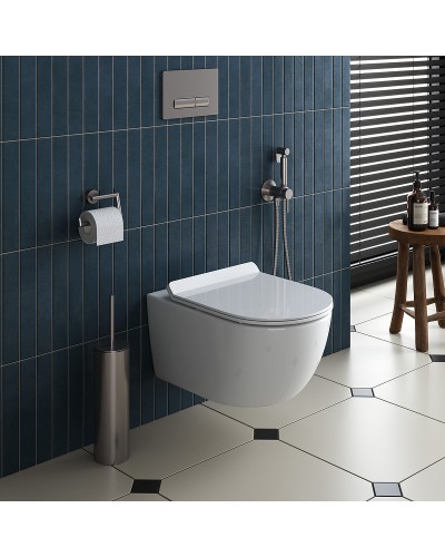 Унитаз Cezares Molveno CZR-2468-TH-R/CZR-2011-SC подвесной с сиденьем Микролифт