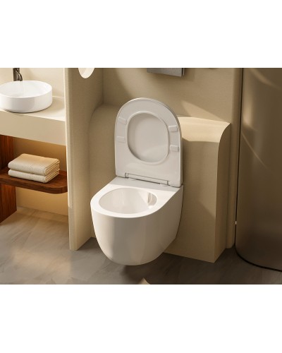 Унитаз Abber Bequem AC1100T подвесной с сиденьем Микролифт