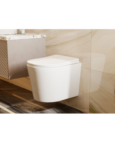 Унитаз Abber Bequem AC1102T подвесной с сиденьем Микролифт