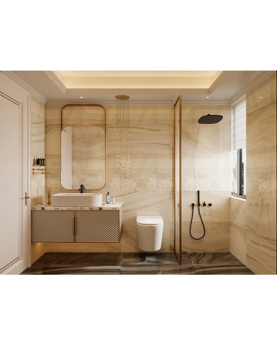 Унитаз Abber Bequem AC1102T подвесной с сиденьем Микролифт