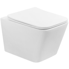 Унитаз Abber Rechteck AC1201T подвесной с сиденьем Микролифт